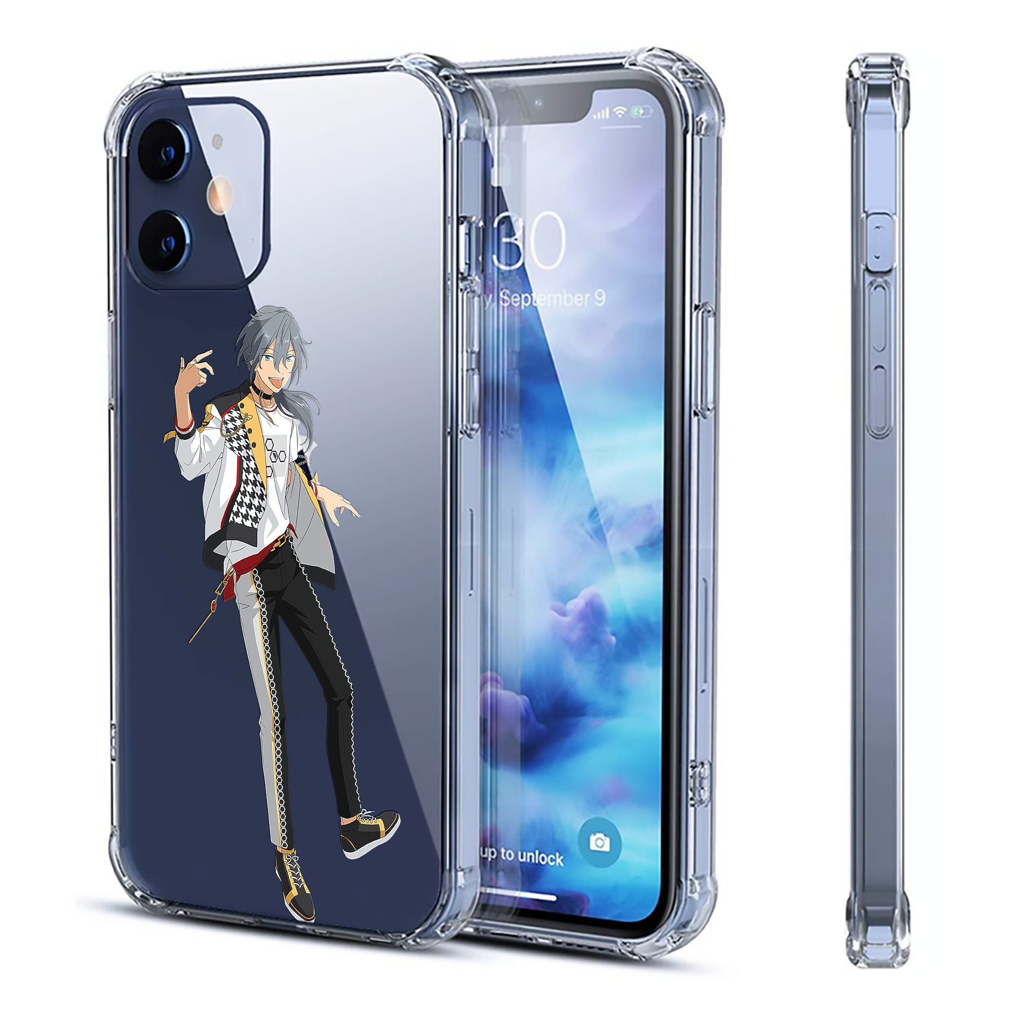 （画像用） あんさんぶるスターズ! Ensemble Stars 【iPhone 12シリーズ対応】透明スマホケース（クリアソフトケース）